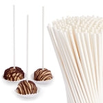 Bright Creations Long Cake Pop Sticks - 200 Pack, 8-Inch White - For Cake Pops, Rice Crispy Treats, Cookie & Candy - Bakin...