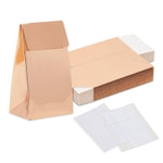 BLUE PANDA Rose Gold Treat Boxes - 24 Pack, 3.75 x 6.5 x 2.5 In, Foldover Design & Adhesive Stickers - Party Favor Boxes f...