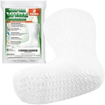 IMPRESA 2 Pairs Extra Wide Socks - White, Calf-High - XXXL - Non-Skid Grip Design & Grip Socks - Stable Cast Cover & Cast ...