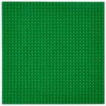 Strictly Briks Stackable Baseplate - Sturdy Platform for Brick Building Set - Versatile Green Baseplate for Building Block...