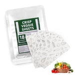 IMPRESA Produce Keeper Food Storage Sheets - Pack of 18 Extend Shelf Life & Fresh Paper for Produce - Protect Leafy Greens...