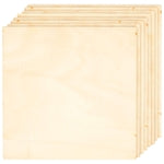 Bright Creations Wood Squares - 8-Pack, 8 x 8 In, 1/8 In Thick Basswood Plywood - Unfinished Thin Wooden Panels for DIY Cr...