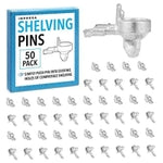 Impresa 3mm Metal Replacement Shelf Pegs - Shelf Support Pegs - Compatible with IKEA Billy Models & Bookshelf Pins - Spare...