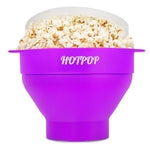 The Original Hotpop Microwave Popcorn Bowl Popper, Silicone Popcorn Maker, Collapsible Bowl and Dishwasher Safe- 20 Colors...