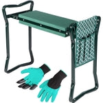 Abco Tech Garden Stool & Kneeler - Kneeler & Stool for Gardening, Foldable Garden Seat for Storage, Garden Kneelers for Se...