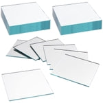 Bright Creations Mirror Art Tiles - 3 in, Silver, 50 Pack - Adhesive Mirror Mosaic Tiles for DIY Crafts & Stick-On Wall Decor
