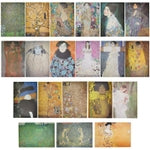 20 Packs Gustav Klimt Posters Wall Art Print Poster for Home Office Apartment Dorm Wall Decoration, 20 Designs, 13 x 19 in...