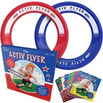 Activ Life 2 Pack Flying Rings for Kids, Fun Beach Toys, Gifts for Boys & Girls Aged 3-14, Cool Family Outdoor Games, Play...