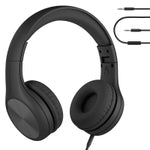LilGadgets Connect+ Pro Wired Kids Headphones for School with Microphone, Volume Limiting Over-Ear Headset with Cord, Shar...
