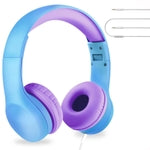 LilGadgets Connect+ Foldable Headphones, Adjustable Fit Soft Touch Padding for Kids with Mic, Volume-Limited & Noise Reduc...
