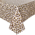 Sparkle and Bash Cheetah Print Tablecloth - 54 x 108 in, 3 Pack - Safari Tablecloth & Cheetah Backdrop for Leopard & Anima...