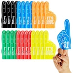 Okuna Outpost Mini Foam Fingers - Vibrant Colors for Football Party Favors - Lightweight for Football Party Decorations - ...