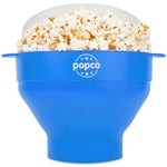 Popco Silicone Popcorn Maker - Microwave Popcorn Popper with Handles - Collapsible Bowl, Heat-Resistant, Easy to Clean, Id...