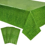 Sparkle and Bash Plastic Grass Tablecloth - Durable Cover for Golf Birthday Decorations - Wide Coverage for Golf Party Tab...