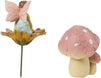 Miniature Fairy Garden Set, Resin Figurines for Lawn, Yard, and Home Decor (4 Pieces)