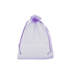 Purple Organza Bags, 5x7 Mesh Drawstring for Party Favor Gifts, Wedding, Jewelry (100 Pack)