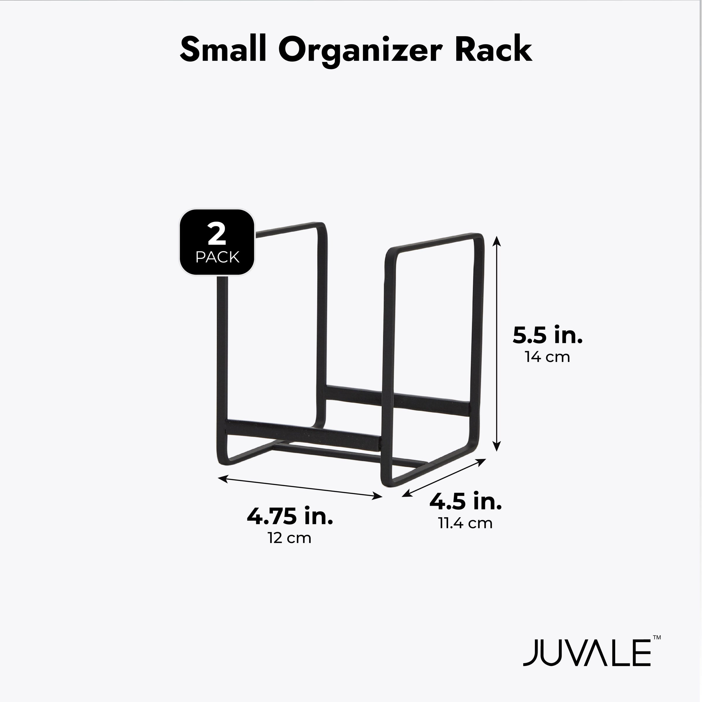Juvale 2 Pack Kitchen Shelf Stands For Cabinet Organization