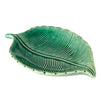 2-Pack Small Green Leaf-Shaped Trinket Tray, 5.3x3.6x0.8-Inch Ceramic Jewelry Dish