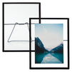 8 Pack Black Glass Frame for Pressed Flowers, 5 x 7 Inch Photos, Floating Picture Frames (6.9 x 8.9 In)