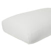 2 Pack Stretch Outdoor Cushion Covers for Patio Furniture and Sofas, Reversible (Medium, White)