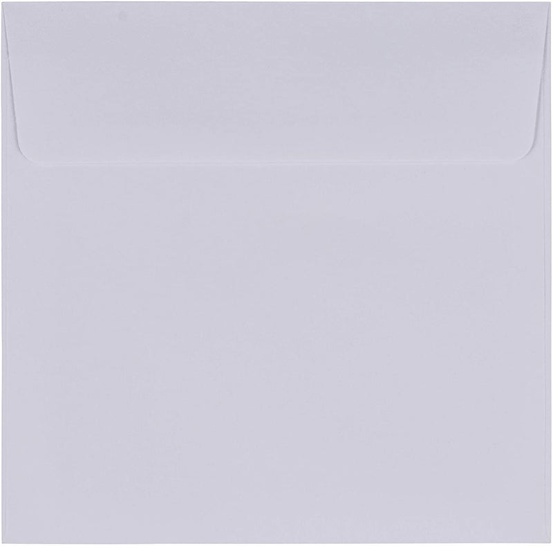 Juvale 60-Pack White Square Envelopes - 5.5 x 5.5 Square Flap Envelopes for Invitations, Announcements, Photos, Weddings, & Thank You Notes, 120GSM Paper