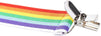 Juvale Gay Pride Rainbow Adjustable Bowtie and Y Shape Suspender Set