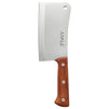 Juvale Meat Cleaver, Heavy Duty Knife with Solid Wood Handle (Stainless Steel, 8-In)