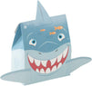 Shark Favor Boxes - 24-Pack Paper Treat Boxes with Die-Cut Shark Design, Sea Themed Party Favors Boxes, Goodie Gift Loot Boxes, Kids Birthday Party Supplies, 6 x 2.1 x 7.75 Inches