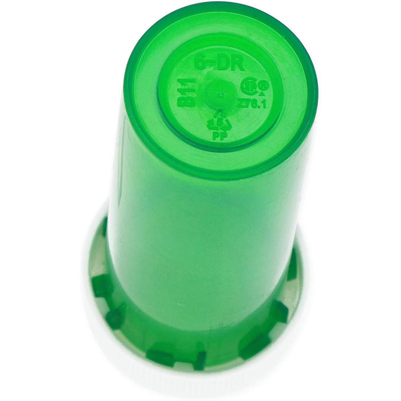 Prescription Pill Bottles, Green 6 Dram Vial Containers for Medication (280 Pack)