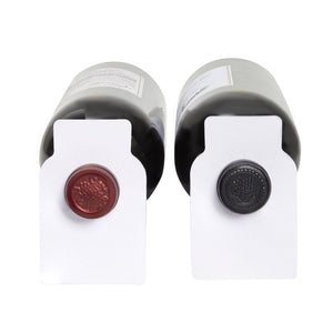 Blank Wine Bottle Tags, Cellar Labels for Organization (White, 300 Pack)