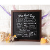 First and Last Day of School Chalkboard Sign, Teacher Classroom Supplies (2 Pieces)