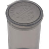 Empty Prescription Bottles with Lids, Plastic 13 Dram Pill Vials (Black, 50 Pack)