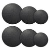 Set of 6 Black Cake Drums, 8, 10 and 12 Inch Round Boards Variety Pack for Baking