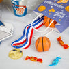 Juvale 2 Inch Gold Medals for Basketball Teams (12 Pack)