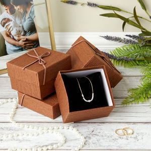 Jewelry Gift Boxes for Necklaces and Bracelets (3.5 x 2.3 x 3.5 In, Set of 18)