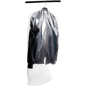 Juvale Plastic Garment Bags for Dresses and Suits (21.3 x 39.7 in, 50 Pack)