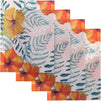 Decorative 2-Pocket Folders, Plastic, Letter Size, 3 Floral Designs (12 Pack)