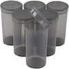 Empty Prescription Bottles with Lids, Plastic 13 Dram Pill Vials (Black, 50 Pack)