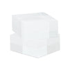 Clear Acrylic Blocks, Small Pedestal Riser for Display Stands (1x2x2 In, 2 Pack)