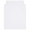 100 Pack 6x6 Rigid Mailers - 450 GSM Thick and Sturdy - Self Sealing Stay Flat Cardboard Envelopes for Mailing CDs, DVDs (White)