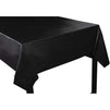 Black Plastic Tablecloth for Graduation, Birthday Party (54 x 108 In, 3 Pack)