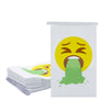 Emoji Barf Bags for Motion Sickness, Vomit, Puke, Throw Up (6 x 9.7 x 2.6 In, 50 Pack)