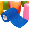 Self Adhesive Bandage Wrap, Cohesive Tape in 6 Colors (3 In x 6 Yards, 12 Pack)