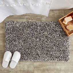 Light Grey Bath Mat, Non-Slip Bathroom Rug for Showers (32 x 20 Inches)