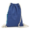 Mermaid Sequin Drawstring Backpack for Girls, Reversible (12 x 16 In)