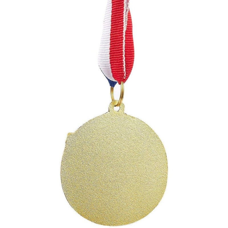 Juvale 2 Inch Gold Medals for Basketball Teams (12 Pack)