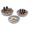 Grey Cotton Rope Baskets for Organizing, Rope Storage Baskets Set (3 Sizes, 3 Pieces)