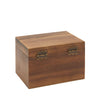 Acacia Wood Recipe Box with 60 Cards and 24 Dividers (85 Pieces)