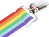 Juvale Gay Pride Rainbow Adjustable Bowtie and Y Shape Suspender Set