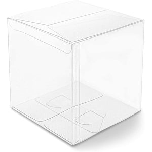 Clear Candy Gift Box, Transparent Boxes for Candy Party Favors (4 In, 30 Pack)